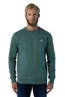 Bluzy męskie - Bluza męska North Sails dresowa gładka zielona -XXL - miniaturka - grafika 1