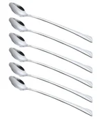 Zestawy sztućców - Kinghoff Lumarko Łyżeczka koktajlowa 6 szt. Do latte deserów kh-1447 połysk KH-1447 - miniaturka - grafika 1