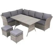 Meble ogrodowe - Zestaw mebli ogrodowych PATIO Gabrielle 47250 Popielaty - miniaturka - grafika 1