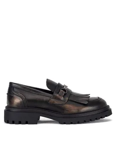 Gino Rossi Loafersy KEMER-1078-24 Brązowy - Mokasyny damskie - miniaturka - grafika 1