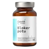 Witaminy i minerały - OstroVit Pharma Bloker Potu 90kaps. Nadmierna potliwość - miniaturka - grafika 1