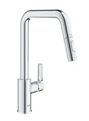 Baterie kuchenne - Grohe QuickFix Start - Bateria zlewozmywakowa z wyciąganą wylewką, chrom 30631000 - miniaturka - grafika 1
