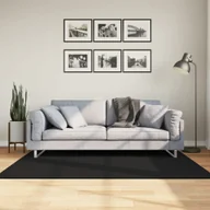 Dywany - Dywan z krótkim włosiem, czarny, 120x170 cm - miniaturka - grafika 1
