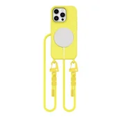 Etui i futerały do telefonów - Etui TECH-PROTECT MagNecklace MagSafe do Apple iPhone 16 Pro Żółty - miniaturka - grafika 1