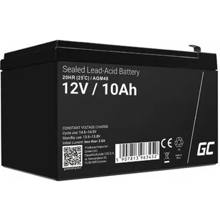 Green Cell Akumulator bezobsługowy AGM VRLA 12V 10Ah do zasilaczy awaryjnych UPS AGM50 - Baterie do zasilaczy awaryjnych UPS - miniaturka - grafika 1