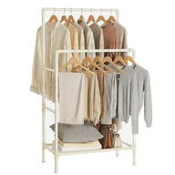 Wieszaki i stojaki - Stojący wieszak na ubrania biały 83 cm GLAMOUR - miniaturka - grafika 1