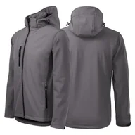 Moda i Uroda OUTLET - Kurtka stalowa softshell Malfini męska z logo na sercu z nadrukiem logo firmy 300g 522 kolor 36 - miniaturka - grafika 1