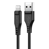 Kable USB - Acefast kabel MFI USB - Lightning 1,2m, 2,4A czarny (C3-02 black) C3-02-A-L black - miniaturka - grafika 1
