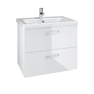 Szafka wisząca z umywalką D60 0D2S 0NW DSM 1512 52 x 60 x 40 cm biały Gaja - Szafki łazienkowe - miniaturka - grafika 1