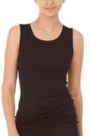 Kamizelki damskie - Calida Damska kamizelka bez rękawów True Confidence, Czarny, 62-64 - miniaturka - grafika 1