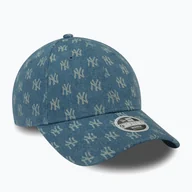 Czapki damskie - Czapka z daszkiem damska New Era Denim Mono 9Forty New York Yankees med blue - miniaturka - grafika 1