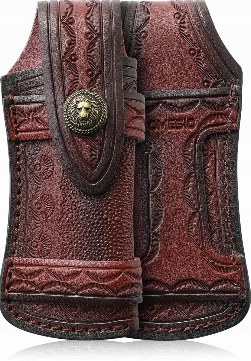 POCHWA SKÓRZANA 15CM POZIOMA PIONOWA ETUI FUTERAŁ ORGANIZER