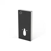 Stelaże i zestawy podtynkowe do WC - Wellis Moduł instalacyjny Corsica Black do WC wiszącego - miniaturka - grafika 1