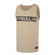 Odzież taktyczna i umundurowanie - Tank Top PITBULL Middle Weight 190 Spandex Hilltop '25 - Piaskowy  L - miniaturka - grafika 1
