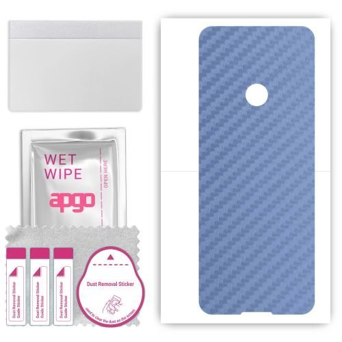 folia naklejka skórka strukturalna na TYŁ do TCL 4021 - Carbon Granatowy - apgo SKINS