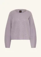 Swetry damskie - Boss Sweter Fenne Z Dodatkiem Alpaki lila - BOSS - miniaturka - grafika 1