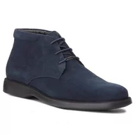 Botki męskie - Trzewiki Geox U Brayden 2Fit Abx U54N1D 00022 C4002 Navy - miniaturka - grafika 1