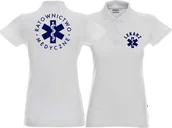 Odzież robocza - Promostars LPP - Koszulka Polo damska LEKARZ biała - miniaturka - grafika 1