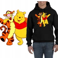 Bluzy męskie - 3173 Bluza Z Kapturem Kubuś Puchatek Tygrysek S - miniaturka - grafika 1