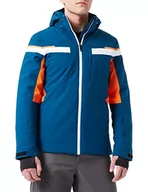 Kurtki męskie - McKINLEY męska kurtka narciarska harry, Niebieski, benzyna/pomarańczowy, S - miniaturka - grafika 1