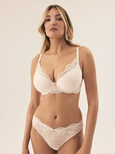 Biustonosz push-up Blueberry Esotiq kremowy 70E - Biustonosze - miniaturka - grafika 1