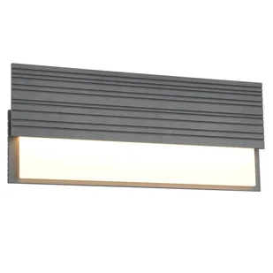 Kinkiet ścienny tarasowy Mariza 247060142 Trio LED 13W 3000K IP44 prostokątny antracyt - Lampy ogrodowe - miniaturka - grafika 1