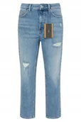 Spodnie damskie - Vero Moda Jeans Brenda – High Rise Slim Straight - miniaturka - grafika 1