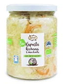 Warzywa w marynacie - Sątyrz (warzywa kiszone) KAPUSTA KISZONA Z MARCHEWKĄ BIO 450 g - BP-5908228980331 - miniaturka - grafika 1