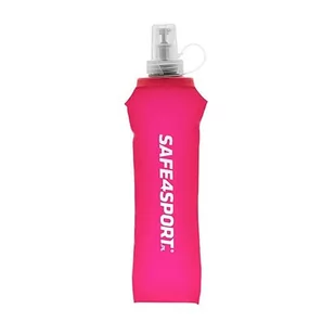 Safe4sport Składana butelka Soft Flask 500 ml różowa - Shakery i bidony sportowe - miniaturka - grafika 1
