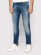 Spodnie męskie - Jack&Jones Jeansy Gleen 12199752 Niebieski Slim Fit - miniaturka - grafika 1