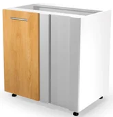 Szafki kuchenne - Kuchenna Szafka Narożna Dąb Miodowy S0-E76 - miniaturka - grafika 1