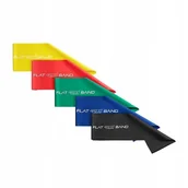 Gumy, taśmy, ekspandery - Zestaw 5 Gum Taśma Do Ćwiczeń Rehabilitacyjna 2M - miniaturka - grafika 1