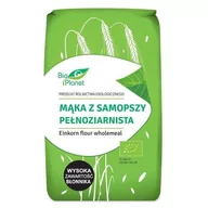 Zdrowa żywność - Bio Planet seria MĄKI I SKROBIE MĄKA Z SAMOPSZY PEŁNOZIARNISTA BIO 500 g - - miniaturka - grafika 1