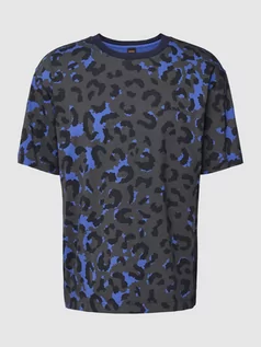 Koszulki męskie - T-shirt ze zwierzęcym nadrukiem model ‘Leopard’ - grafika 1