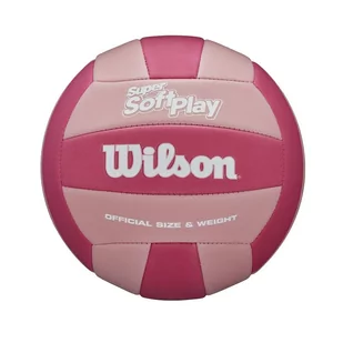 Piłka Do Siatkówki Wilson Super Soft Play Volleyball Pink roz 5 - Siatkówka - miniaturka - grafika 1