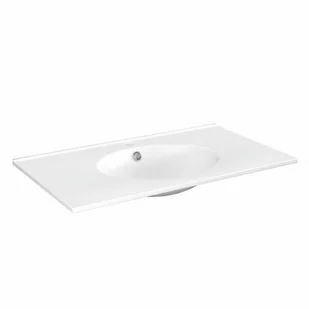 Umywalka wpuszczana MEG 80 cm biała ceramiczna - Szafki łazienkowe Umywalka wpuszczana MEG 80 cm biała ceramiczna - Szafki łazienkowe - miniaturka - grafika 1