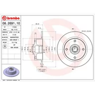 Tarcze hamulcowe - Tarcza hamulcowa BREMBO 08.2691.10 - miniaturka - grafika 1