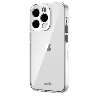Etui MOSHI iGlaze do iPhone 14 Pro Max Przezroczysto-srebrny - Etui i futerały do telefonów - miniaturka - grafika 1