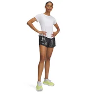 Spodenki damskie - Damskie spodenki do biegania Under Armour UA Fly By 3\'\' Printed Shorts - czarne - miniaturka - grafika 1