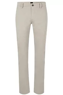 BOSS Spodnie męskie, płaskie, szary (Open Grey), 3534 - Spodnie męskie - miniaturka - grafika 1