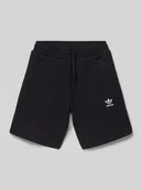 Spodnie i spodenki dla chłopców - Szorty dresowe z mieszanki bawełny z wyhaftowanym logo - miniaturka - grafika 1