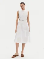 Sukienki - Silvian Heach Sukienka codzienna GPP25342VE Biały Regular Fit - miniaturka - grafika 1