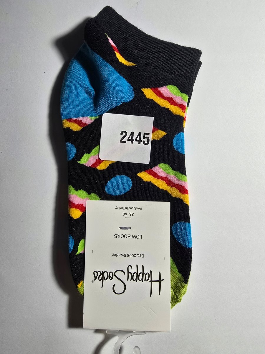 Kolorowe skarpety Happy Socks stopki unisex rozmiar 36-40 (2445)