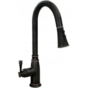 REA Bateria umywalkowa Deco Old Black wysoka B0182 - Baterie kuchenne - miniaturka - grafika 1