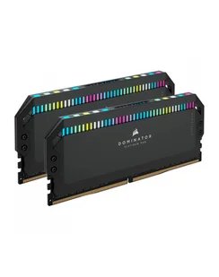 CORSAIR DDR5 6000MT/s 64GB 2x32GB DIMM Unbuffered 30-36-36-76 Std PMIC AMD EXPO DOMINATOR PLATINUM RGB DDR5 Black Heatspreader - Pamięci RAM - miniaturka - grafika 1