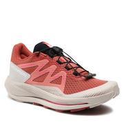 Buty sportowe damskie - Buty Salomon Pulsar Trail L47385500 Cow Hide/Ashes Of Roses/Pink Glo - miniaturka - grafika 1