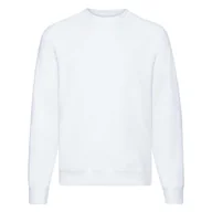Bluzy męskie - Bluza męska Raglan Sweat Fruit of the Loom - Biały L - miniaturka - grafika 1