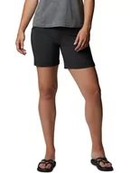 Spodnie sportowe damskie - Columbia Szorty funkcyjne "Peak to Point" w kolorze czarnym - miniaturka - grafika 1