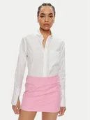 Koszule damskie - Patrizia Pepe Koszula 8C0722/A4XB-W103 Biały Regular Fit - miniaturka - grafika 1