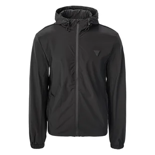 Męska Kurtka przejściowa GUESS ARCHY ZIP HOODED JACKET Z3BL08WFPD0-JBLK – Czarny - Kurtki męskie - miniaturka - grafika 1